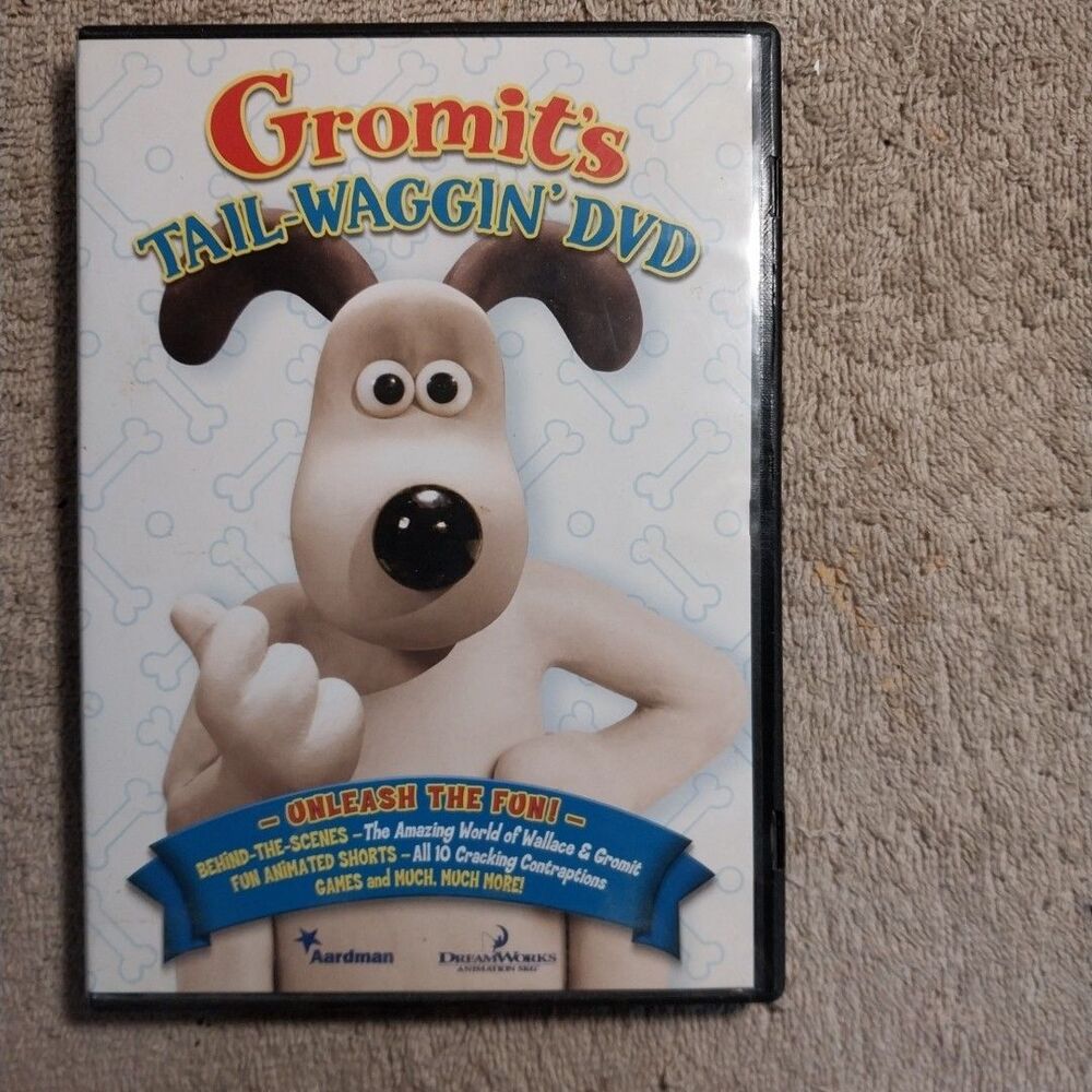 Gromit's Tail-Waggin' DVD (DVD 2006) -   Unleash The Fun! DreamWorks